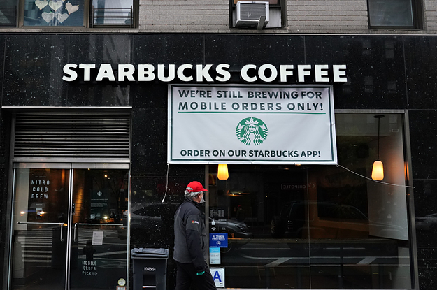 Starbucks Will Keep Seating Closed, But Start To Reopen For To-Go Service In May