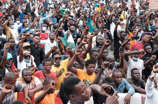 These Photos Show What The #EndSARS Movement Looked Like