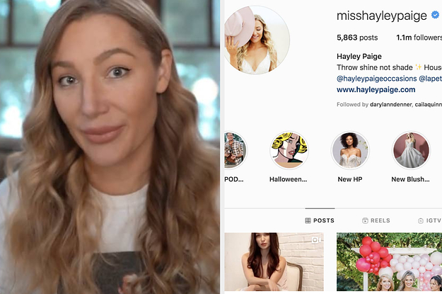 Wedding Dress Designer Hayley Paige Says She's Lost The Right To Her Instagram And Own Name In Court