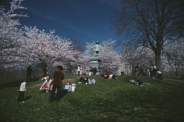 Here Comes The Sun: Historical Photos Of New Yorkers Basking In Springtime